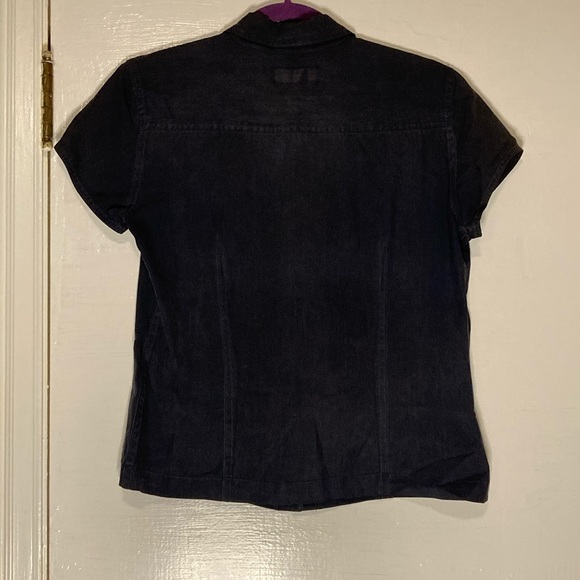 Navy EQUIPMENT Button Up - Picture 2 of 3